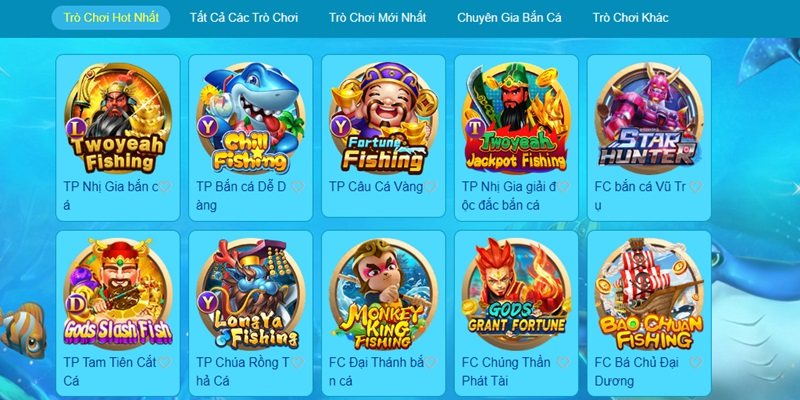 Phiêu lưu cùng thế giới đại dương với game bắn cá